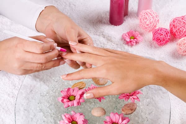 Pink Salt Manicure